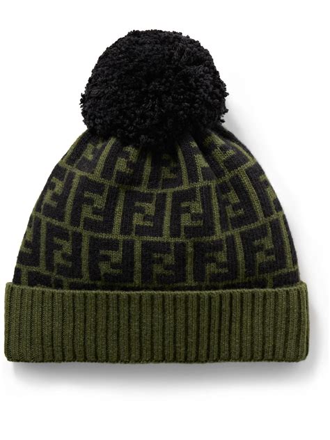 fendi hat wool|Fendi beanie hat for sale.